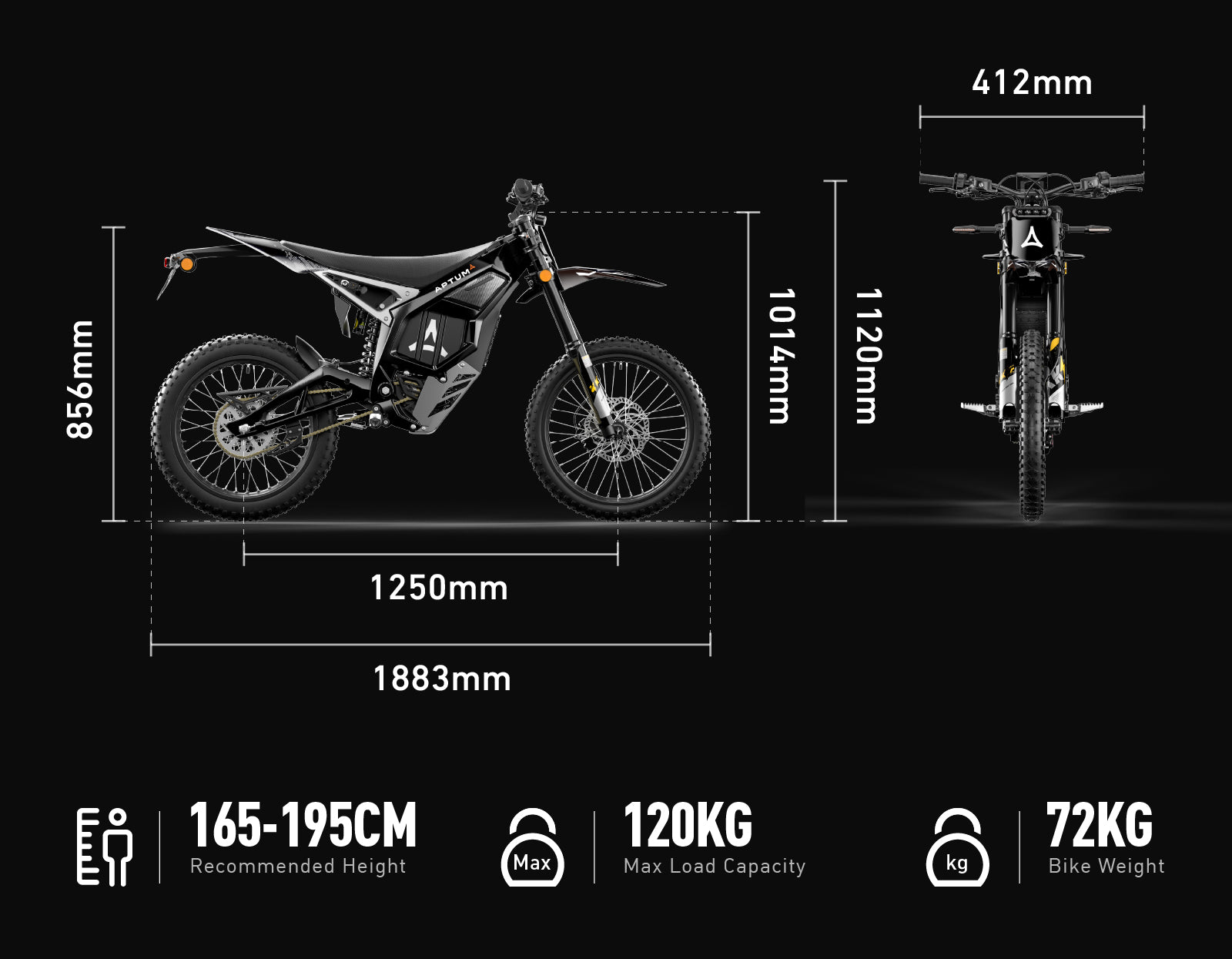 Aptum AP-8F Electric Motorcycle L3e