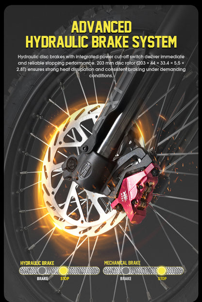 RICH BIT V9 Ultra 2500W Peak Power 48V 20Ah