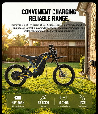 RICH BIT V9 Ultra 2500W Peak Power 48V 20Ah
